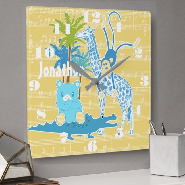 Reloj de pared personalizado de animales de la sel (Subido por el creador)