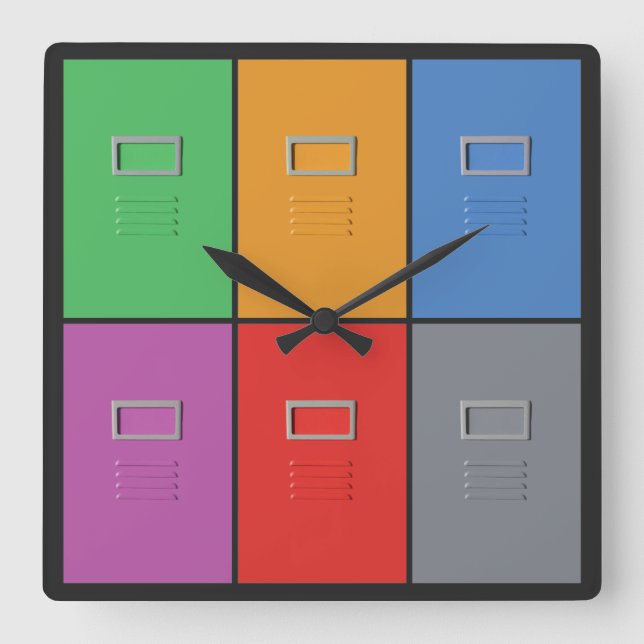 Reloj de pared personalizado de archivadores (Anverso)