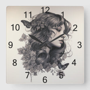 Reloj de pared personalizado de fotografía de fami