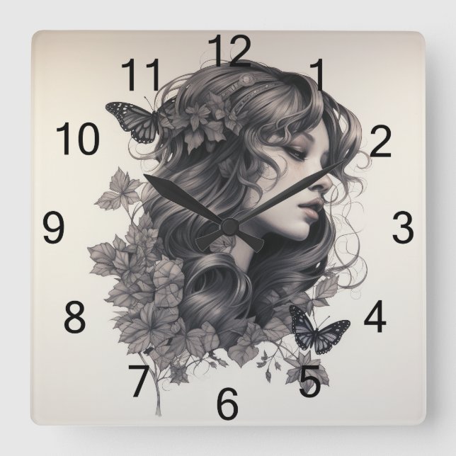 Reloj de pared personalizado de fotografía de fami (Anverso)