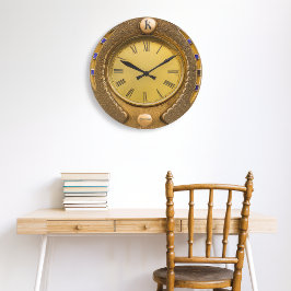 Reloj de pared personalizado de herradura vintage