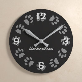 Reloj de pared personalizado de impresión de la pa