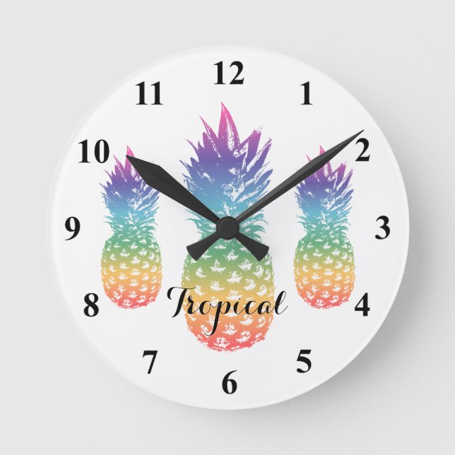 Reloj de pared personalizado de la cocina de la pi (Anverso)