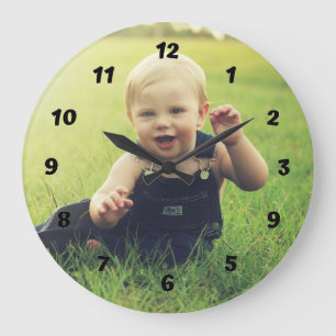 Reloj de pared personalizado de la foto
