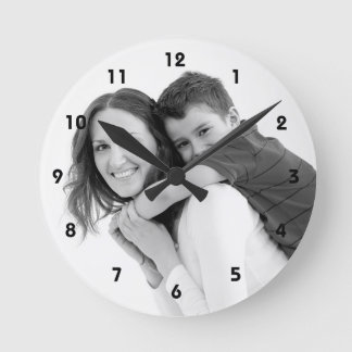 Reloj de pared personalizado de la foto. ¡Haga sus