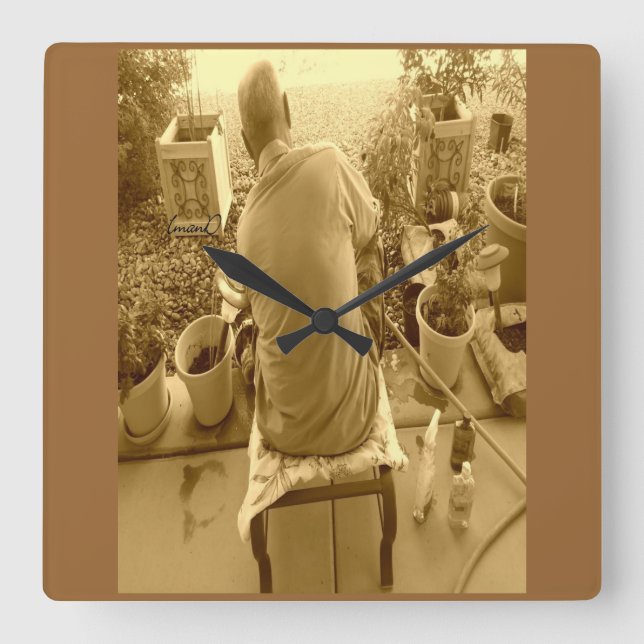 Reloj de pared Personalizado de 'Mi espacio' (Anverso)