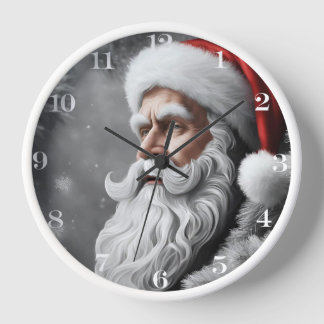 Reloj de pared personalizado de Santa Claus
