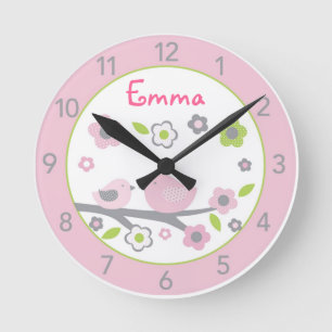 Reloj de pared personalizado dulce del cuarto de