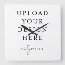 Reloj de pared personalizado - Hazlo tú mismo