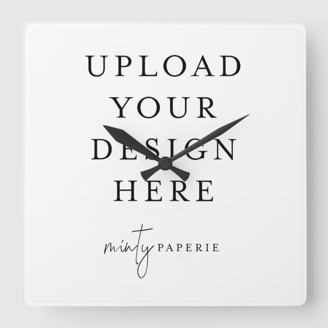 Reloj de pared personalizado - Hazlo tú mismo (Anverso)