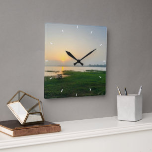 Reloj de pared personalizado lindo elegante Agrega