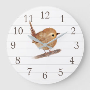 Reloj de pared personalizado pájaro de la