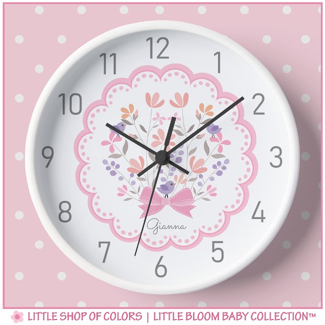 Reloj de pared personalizado para habitación de ni (Subido por el creador)