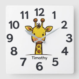 Reloj de pared personalizado para niños