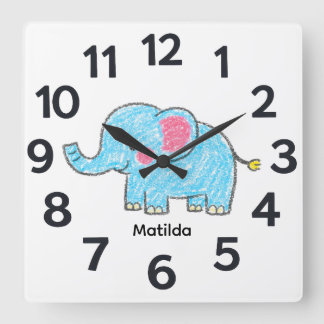 Reloj de pared personalizado para niños