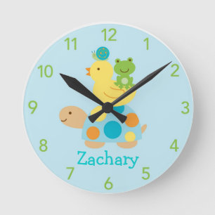 Reloj de pared personalizado pato del cuarto de