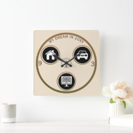Reloj de Pared Personalizado 'Persigue tus Sueños'