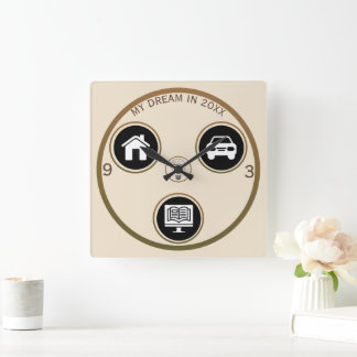 Reloj de Pared Personalizado 'Persigue tus Sueños'