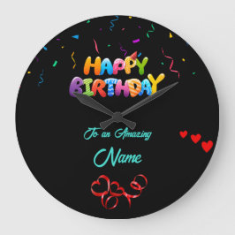 Reloj de pared personalizado: regalo de cumpleaños