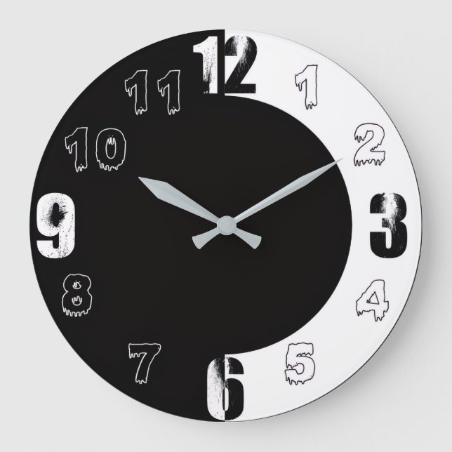 Reloj de pared personalizado | Reloj de decoración (Anverso)