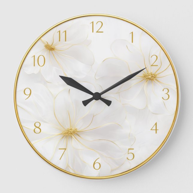Reloj de pared personalizado | Reloj de decoración (Anverso)