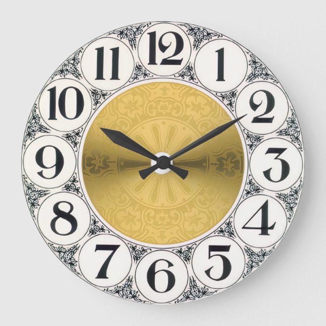 Reloj de pared personalizado | Reloj de decoración (Anverso)