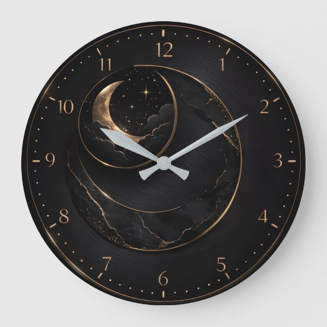 Reloj de pared personalizado | Reloj de decoración (Anverso)