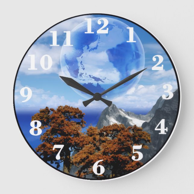 Reloj de pared personalizado | Reloj de decoración (Anverso)