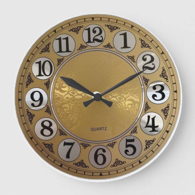 Reloj de pared personalizado | Reloj de decoración (Anverso)