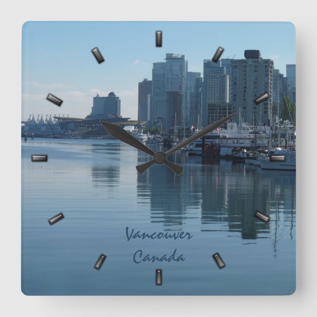 Reloj de pared personalizado reloj de Vancouver (Anverso)