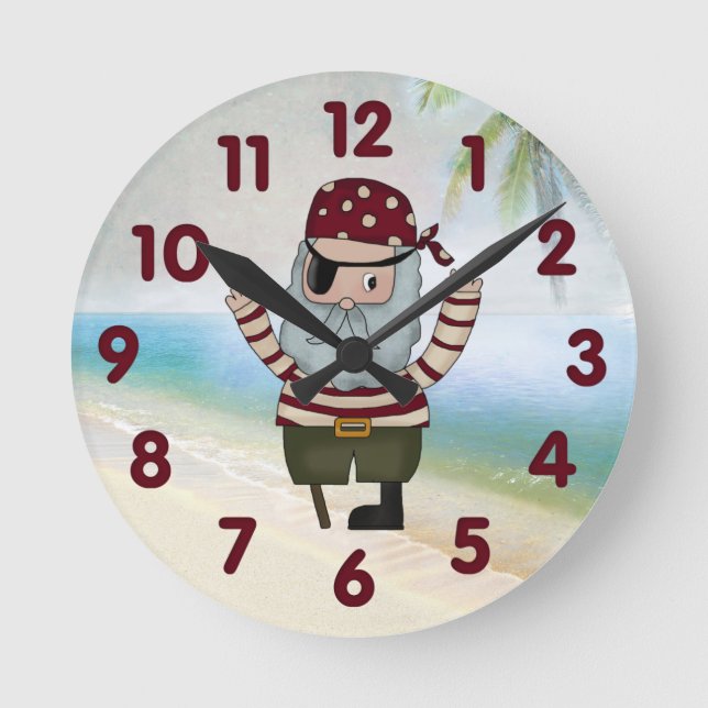 Reloj de pared pirata (Anverso)