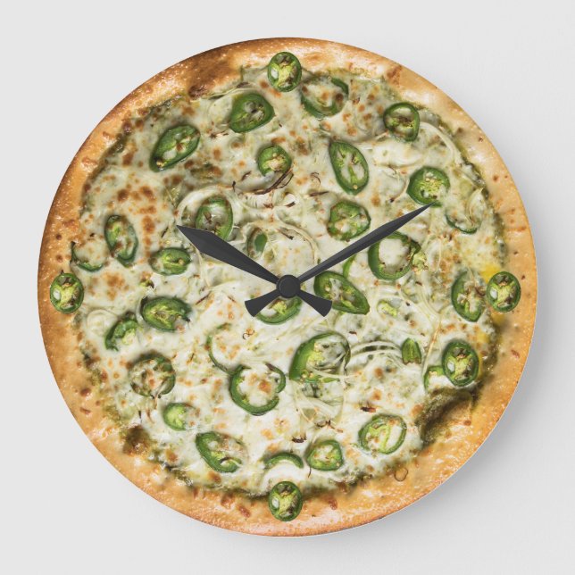 Reloj de pared Pizza (Anverso)