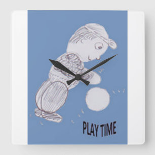 Reloj de pared Playtime Square