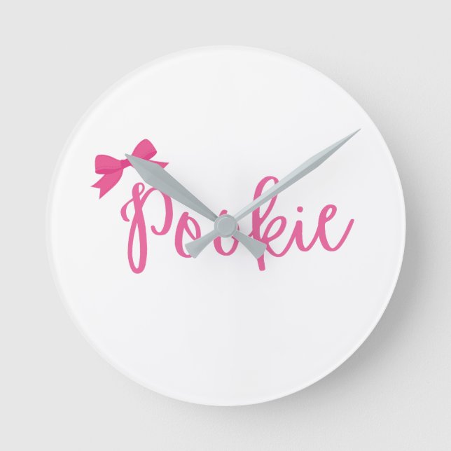 Reloj de pared "Pookie" lindo (Anverso)