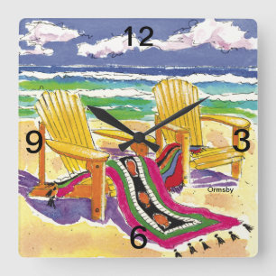 Reloj de pared principal de la visión