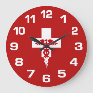 Reloj de pared profesional médico