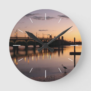 Reloj de pared - Puente de leones, San Agustín, FL