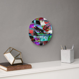 Reloj de pared – Pulso de neón