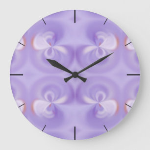 Reloj de pared púrpura