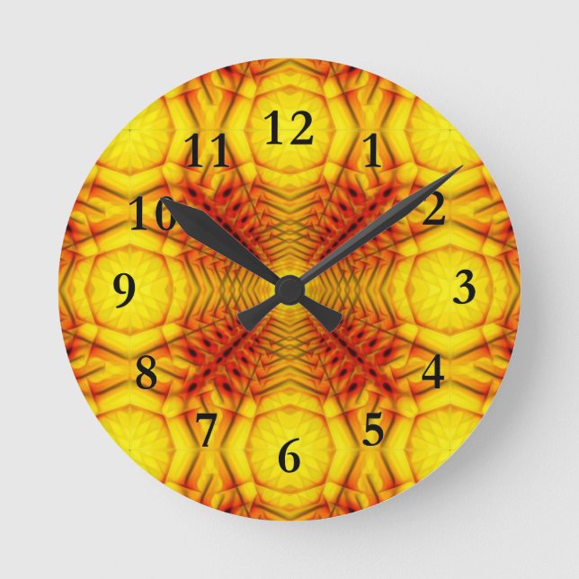 Reloj de pared ráfaga de sol (Anverso)
