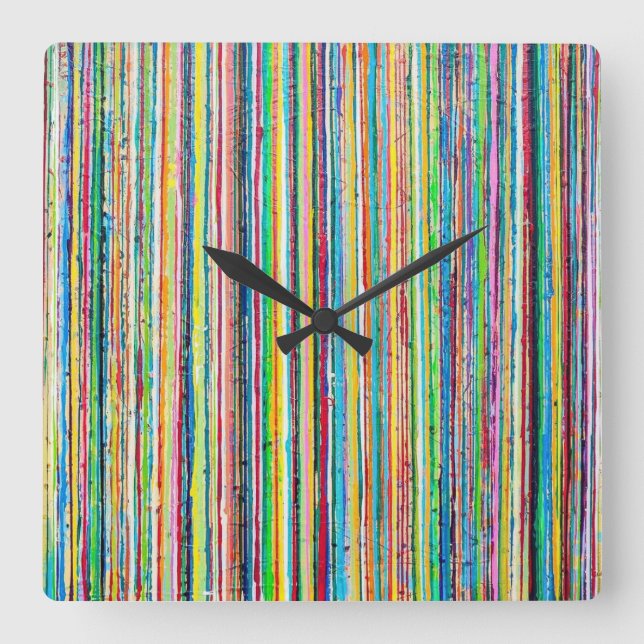 Reloj de pared Rainbow Roll (Anverso)