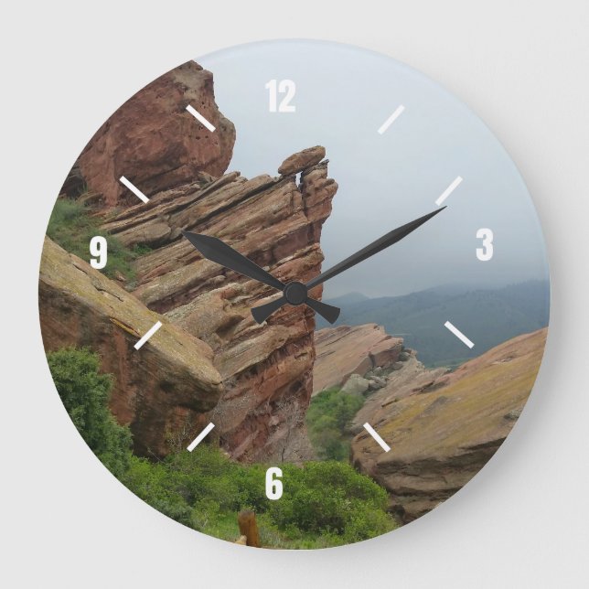 Reloj de pared "Red Rocks" Colorado (Anverso)