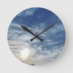 Reloj de pared redonda acrílico del cielo ruso con
