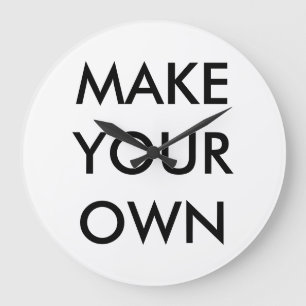 Reloj de pared redonda de 10,75" personalizado par