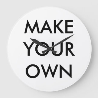 Reloj de pared redonda de 10,75" personalizado par