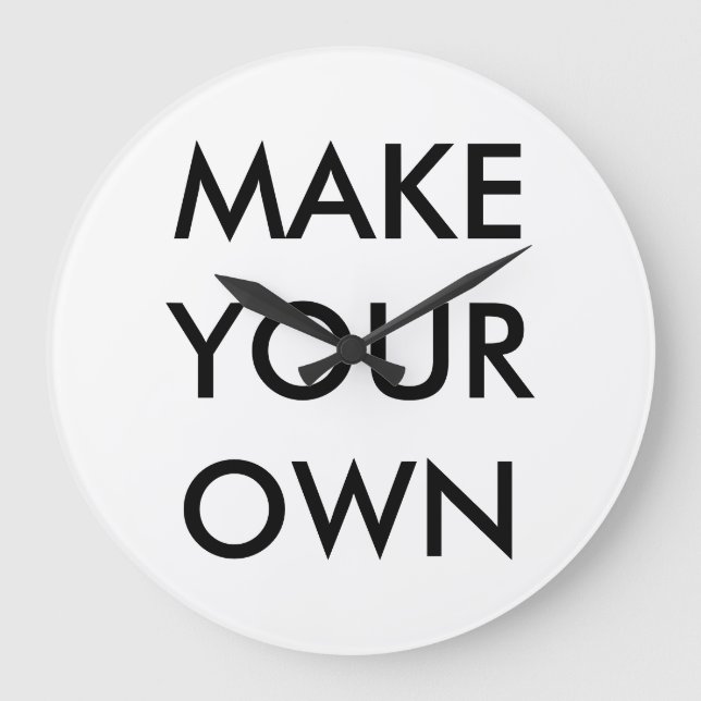 Reloj de pared redonda de 10,75" personalizado par (Anverso)