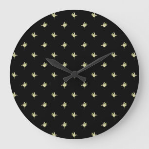 Reloj de pared redonda de moda: Lilies of the Vall