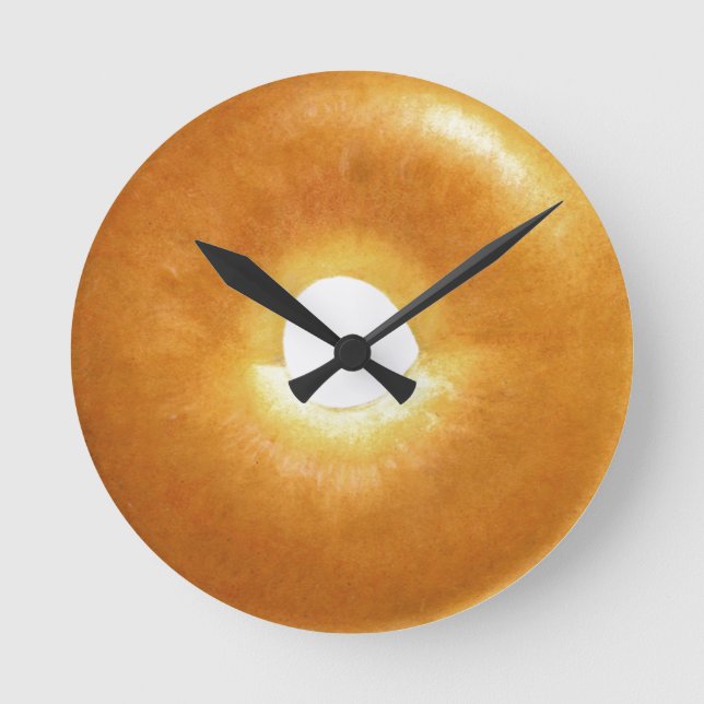 Reloj de pared redonda de Plaf Bagel (Anverso)