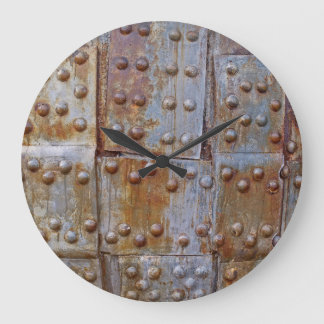 Reloj de pared redondeado (grande) con aspecto de 