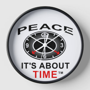 Reloj de pared, redondo de 10"